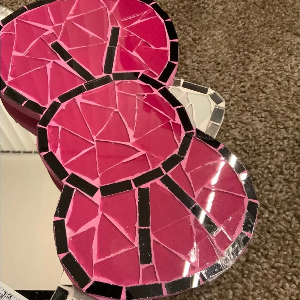 Hello kitty mirror handmade bow pink